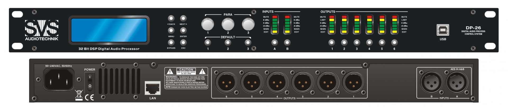 SVS Audiotechnik DP-26 Цифровой процессор: 2 входа 6 выходов в Горно-Алтайске