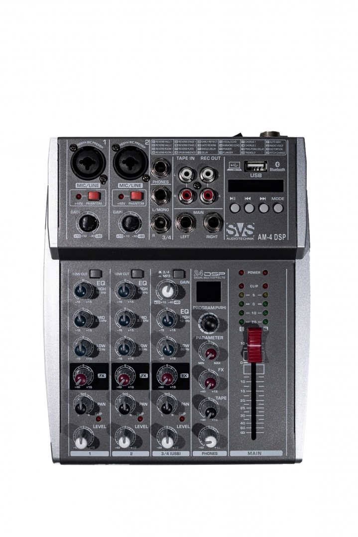 SVS Audiotechnik mixers AM-4 DSP Аналоговый микшерный пульт, 4-канала в Горно-Алтайске