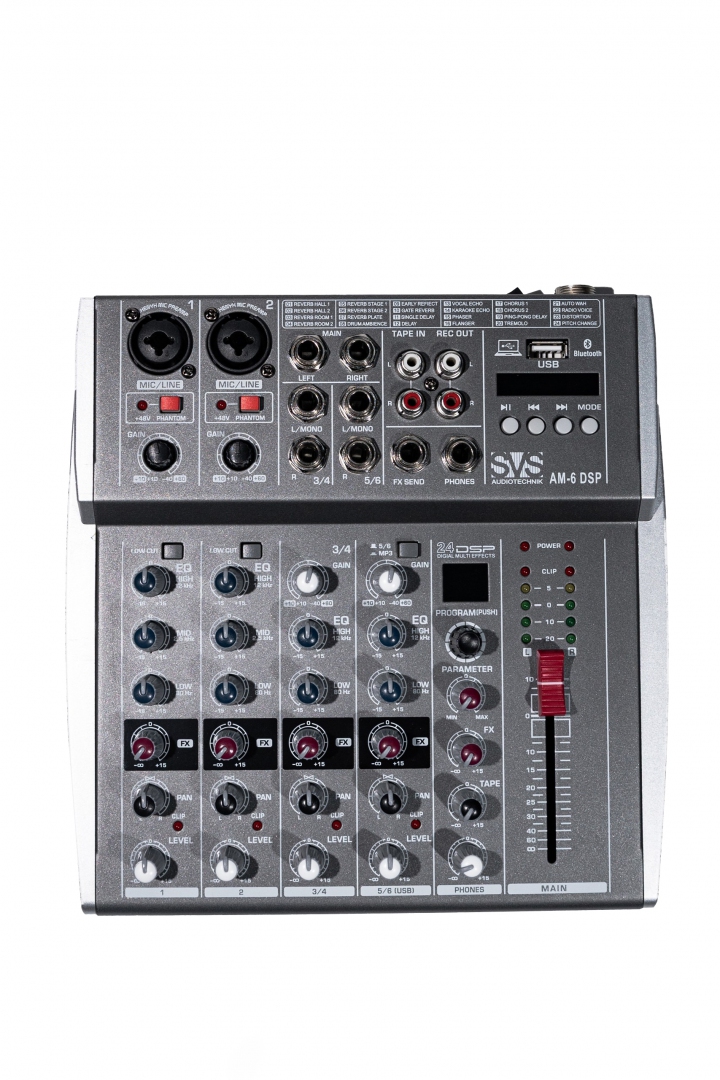 SVS Audiotechnik mixers AM-6 DSP Микшерный пульт аналоговый, 6-канальный SVS Audiotechnik mixers в Горно-Алтайске