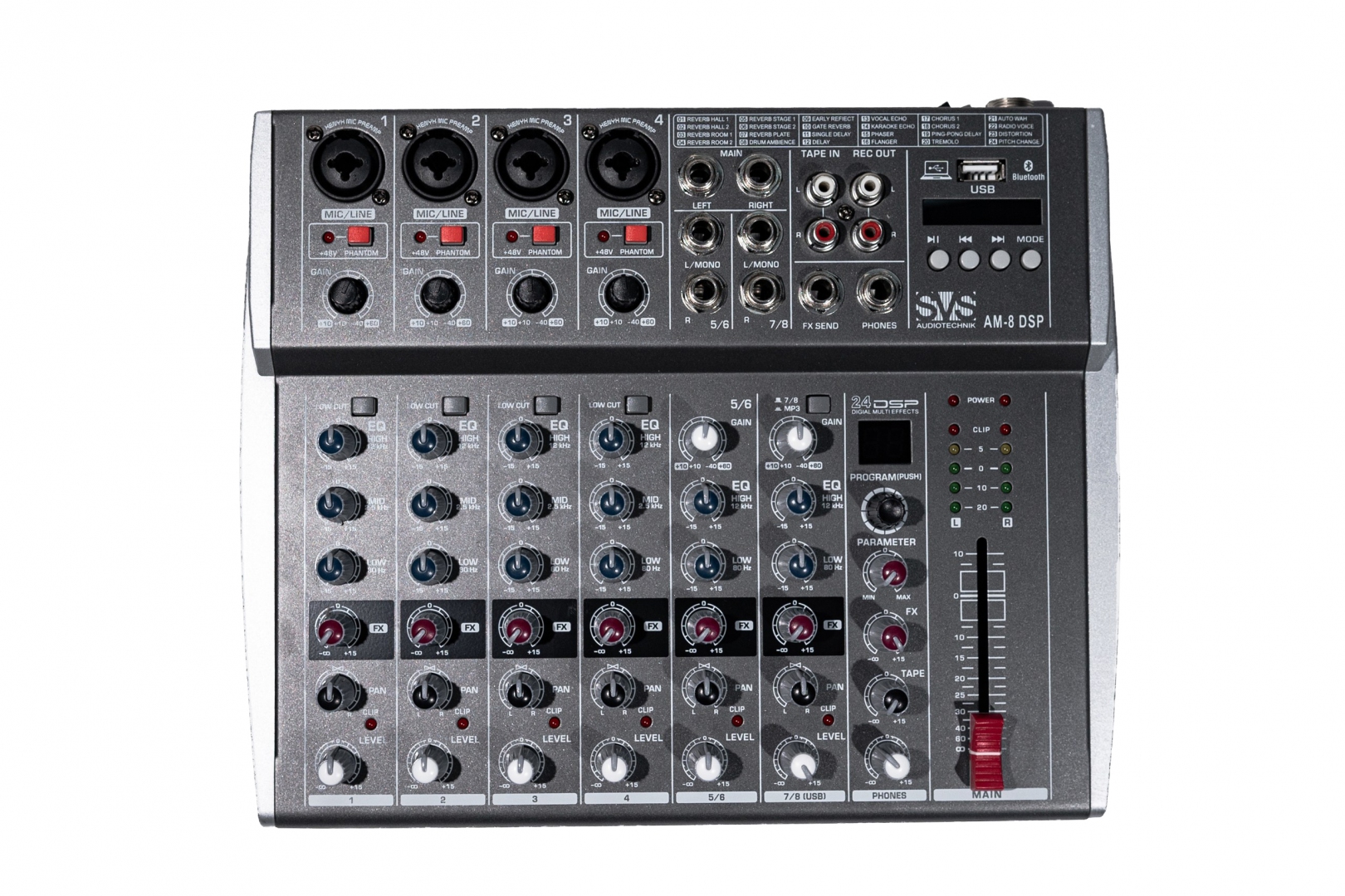 SVS Audiotechnik mixers AM-8 DSP Микшерный пульт аналоговый, 8-канальный в Горно-Алтайске